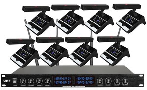 8 Channel wireless microphone system